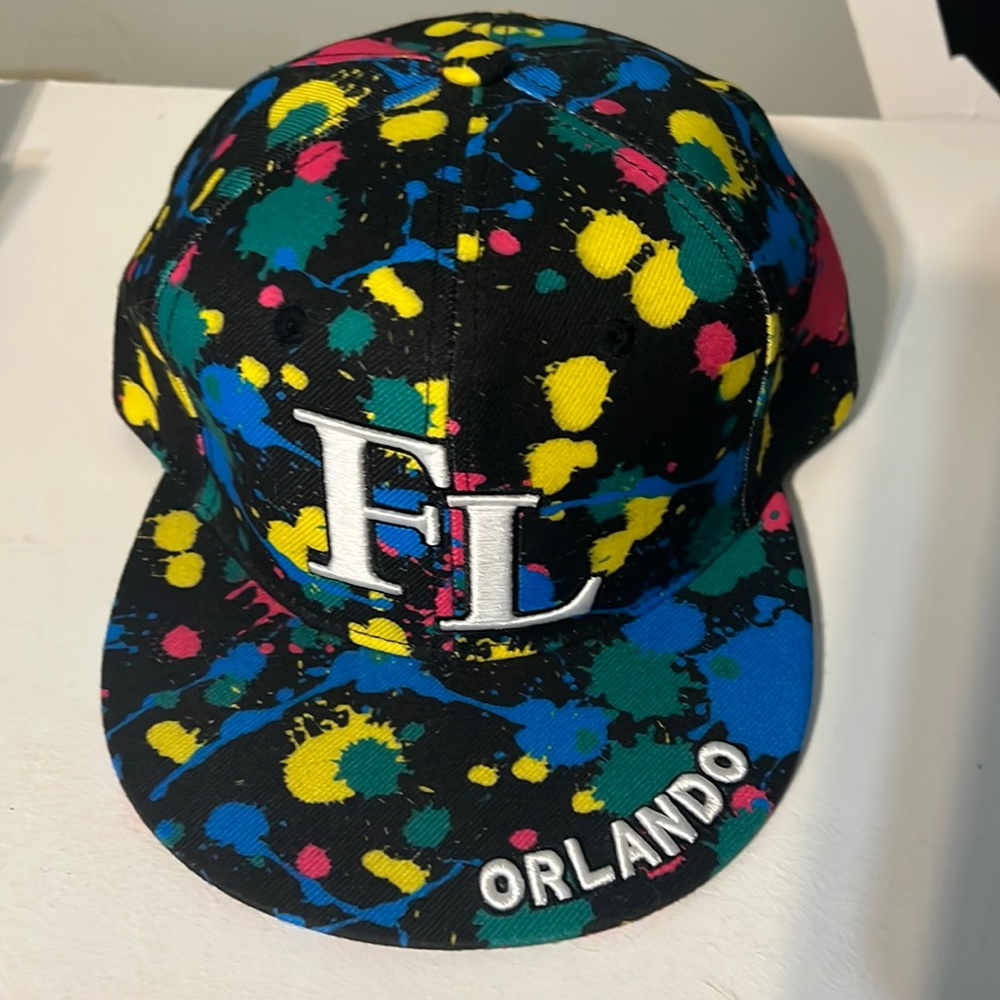 Multicolored Florida snap back hat
